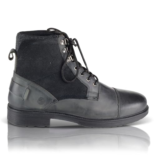 Silver Street London Herren Greyfriars Mode-Stiefel, Schwarz, 43 EU von Silver Street London