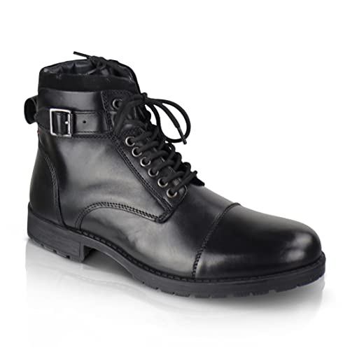 Silver Street London Herren JJ Boot Chukka-Stiefel, Schwarz, 43 EU von Silver Street London