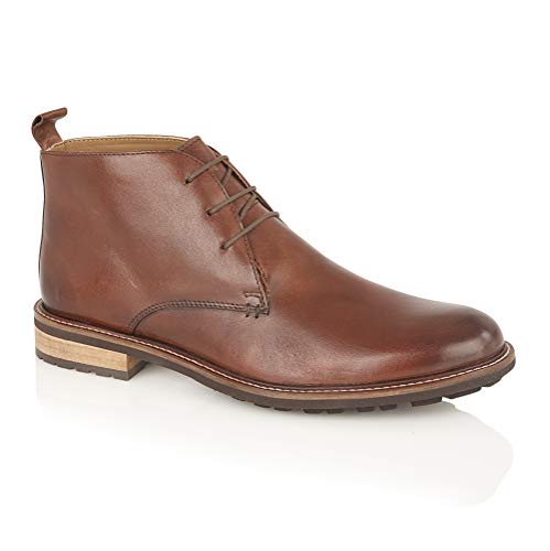 Silver Street London Herren Ludgate Chukka-Stiefel ,Braun, 43 EU (UK 9) von Silver Street London