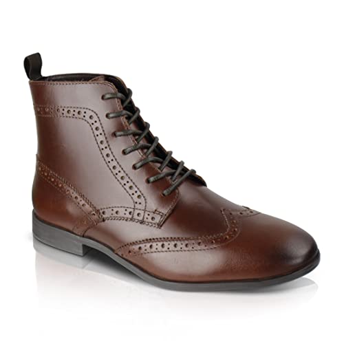 Silver Street London Herren Putridge Stiefelette, braun, 45.5 EU von Silver Street London