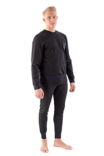Silverwave Abschirmkleidung Schlafanzug für Herren - schwarz 46/48 von SILVER 25