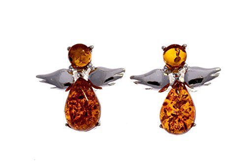 SilverAmber - Damen - 925 Silber & Bernstein Ohrringe - 8399 von SilverAmber Jewellery UK