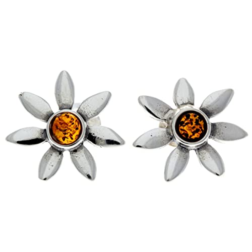 SilverAmber - Damen - 925 Silber & Bernstein Ohrringe - 8477 von SilverAmber Jewellery UK