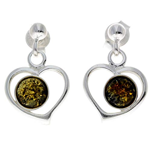 SilverAmber Jewellery UK Damen - 0,925 Sterling-Silber 925 Fantasieschliff Bernstein von SilverAmber Jewellery UK