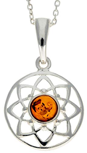 SilverAmber Jewellery UK Damen - Sterling-Silber 925 Bernstein von SilverAmber Jewellery UK