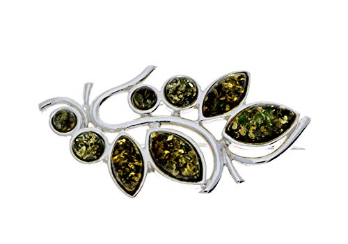 SilverAmber Jewellery UK Damen - Sterling-Silber 925 Bernstein von SilverAmber Jewellery UK