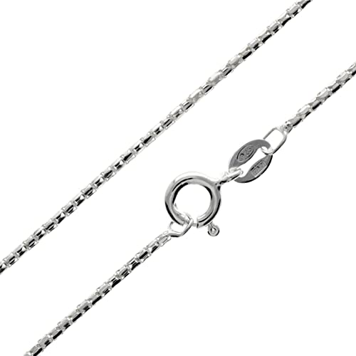 SilverAmber Jewellery UK - sterling silber 36 cm zarte Italienische kette Coreana typ 1.2 mm breite kettenhalskette GCH00714 von SilverAmber Jewellery