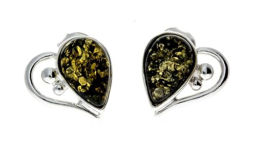 SilverAmber - Damen - 925 Silber & Bernstein Ohrringe - m194 von SilverAmber Jewellery