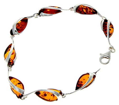 SilverAmber - Damen - Silber Armband mit Bernstein - GL501 von SilverAmber Jewellery