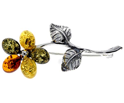 SilverAmber Jewellery UK Damen - Sterling-Silber 925 Bernstein von SilverAmber Jewellery