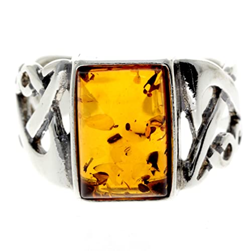 SilverAmber Damen - Ring Sterling - Silber 925 mit Bernstein 7005M von SilverAmber