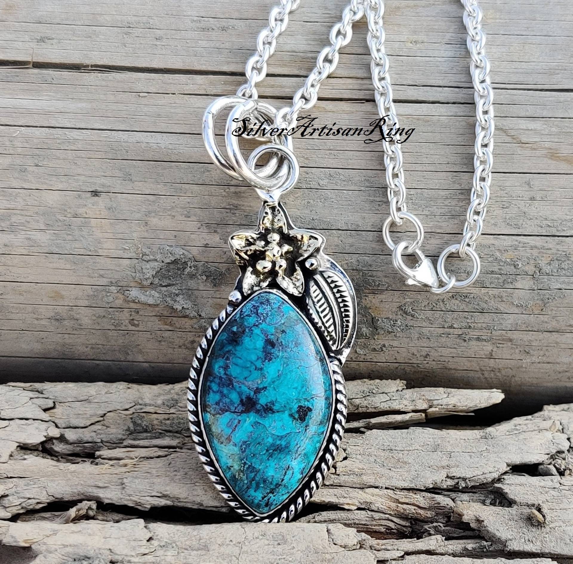 Shattuckite Necklace Gemstone 925 Silver Necklacestylish Necklacewomen Pendentboho Pendantamezing Pendantattractive Necklace Shattuckite Necklace Gemstone 925 Silver Necklacestylish Necklacewomen Pendentboho Pendantamezing Pendantattractive Necklace von SilverArtisanRing