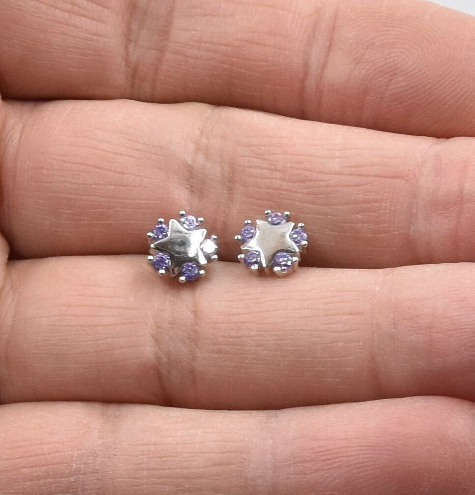 Aaa Zirkonia Ohrstecker Besetzt Mit 925 Sterling Silber von SilverBeachJewels