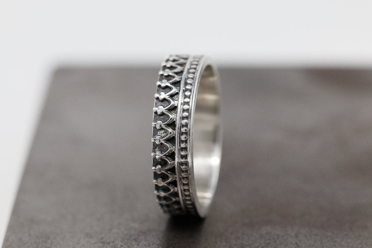sterling Silber Kronen Ring|sterling Ring|Kronen Ring|Kronenring|Kronen Ring|Geschenk Für Sie|Geschenk Ihn sterling Silber Kronen Ring|sterling Ring|Kronen Ring|Kronenring|Kronen Ring|Geschenk Für Sie|Geschenk Ihn von SilverCavesBench