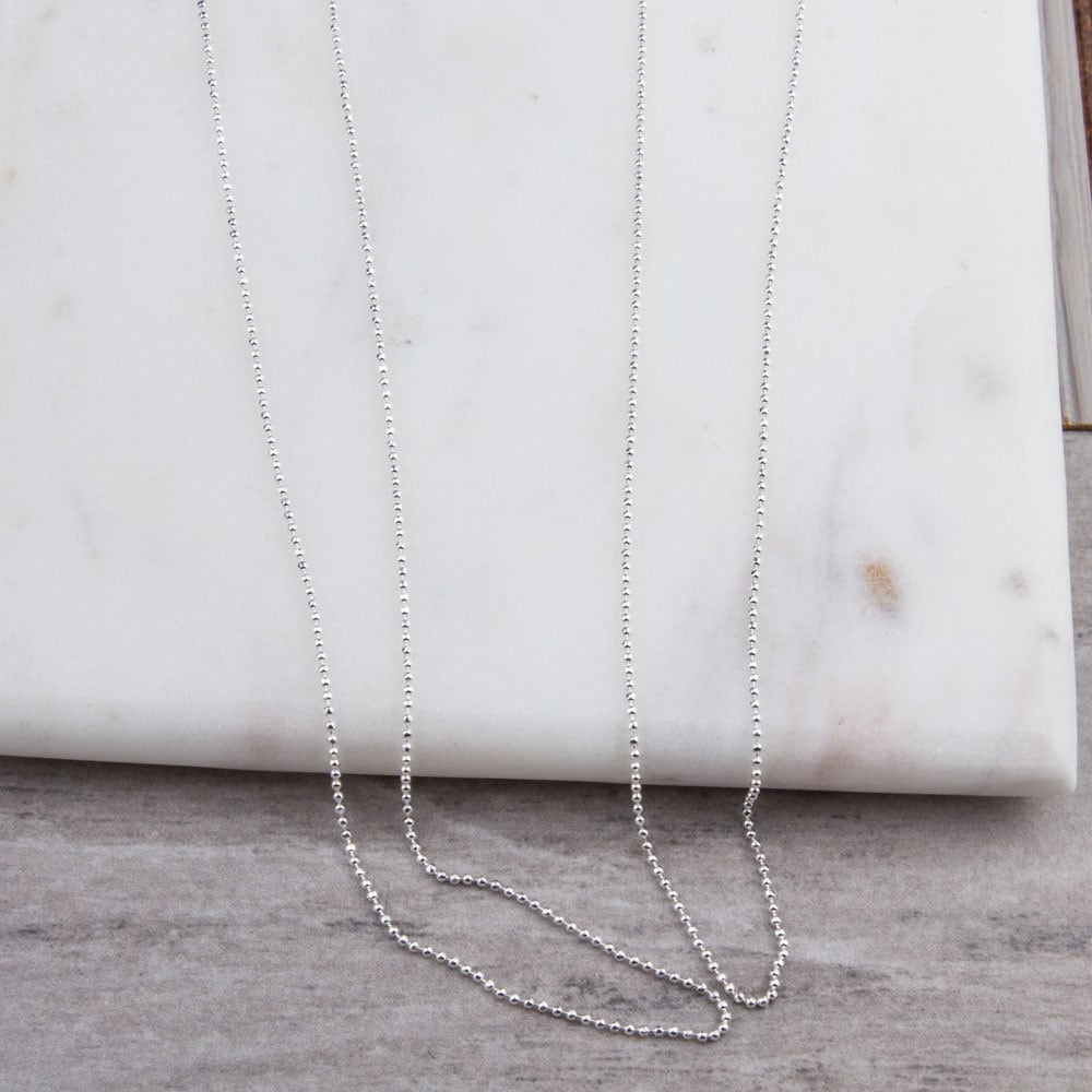 1, 2 Mm Glänzend Diamant Geschnitten Sterling Silber Perlen Kette, Facettiert, Einfache Modern, Zierliche, Alltagsbekleidung, Schichtung, Tragen 1, 2 Mm Glänzend Diamant Geschnitten Sterling Silber Perlen Kette, Facettiert, Einfache Modern, Zierliche, Alltagsbekleidung, Schichtung, Tragen von SilverCharmsInc