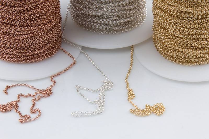 5 Fuß, 1, 53 Mm Rolo Kette Aus Sterling Silber, Gold Fill, Bulk Zu Hochwertige Ketten, Permanent Armband Schmuck, Scnf124 5 Fuß, 1, 53 Mm Rolo Kette Aus Sterling Silber, Gold Fill, Bulk Zu Hochwertige Ketten, Permanent Armband Schmuck, Scnf124 von SilverCharmsInc