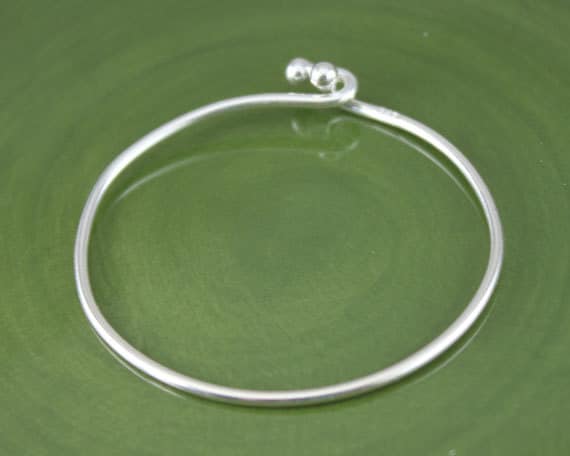 Armreif Aus 925Er Silber/1, 5 Mm Draht Bettelarmband Schmuckzubehör Armspange European Charm Bangle Scbr036 Armreif Aus 925Er Silber/1, 5 Mm Draht Bettelarmband Schmuckzubehör Armspange European Charm Bangle Scbr036 von SilverCharmsInc