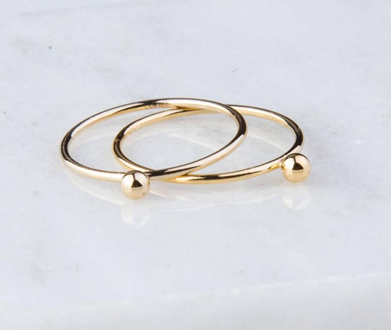 Gold Filled Or Rose Filled 3mm Band Ring, Priced Per Piece, Größen Von 5 Bis 8, Cz Solitaire Stackable Stacking Ring Sr305 Gold Filled Or Rose Filled 3mm Band Ring, Priced Per Piece, Größen Von 5 Bis 8, Cz Solitaire Stackable Stacking Ring Sr305 von SilverCharmsInc