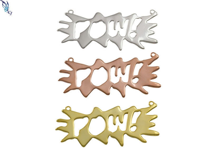 Pow, Power Of Women Anhänger Aus Sterling Silber, Of Women, Vergoldet, Rosévergoldet, Gliederverbinder, Großer Anhänger, cm135Lc Pow, Power Of Women Anhänger Aus Sterling Silber, Of Women, Vergoldet, Rosévergoldet, Gliederverbinder, Großer Anhänger, cm135Lc von SilverCharmsInc