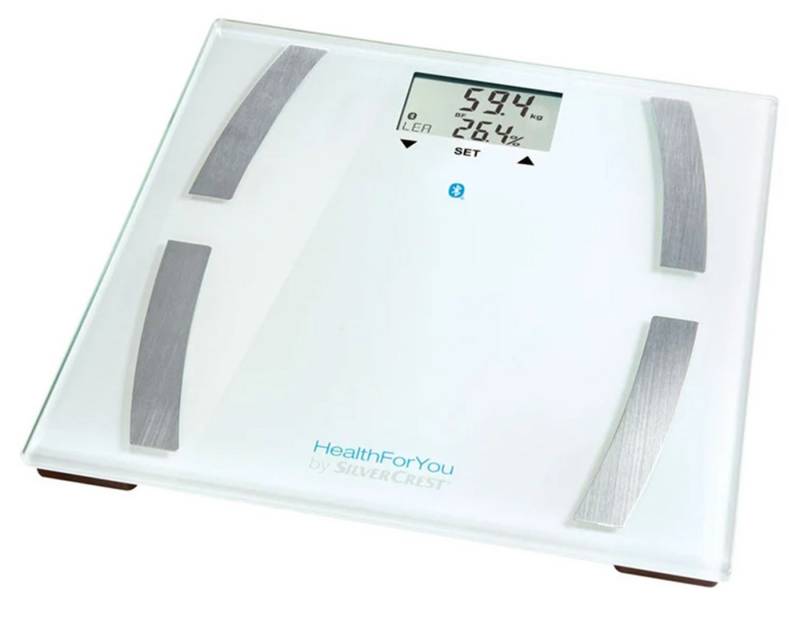 SilverCrest Personenwaage Silvercrest Diagnosewaage Körperwaage Waage Gewichtswaage App SBF 77 von SilverCrest