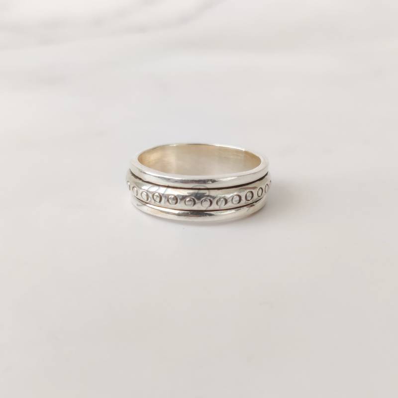 Spinner Ring, Damen 92.5% Silber Drehband, Sterling Ring | Alle Größen Verfügbar von SilverDynasty