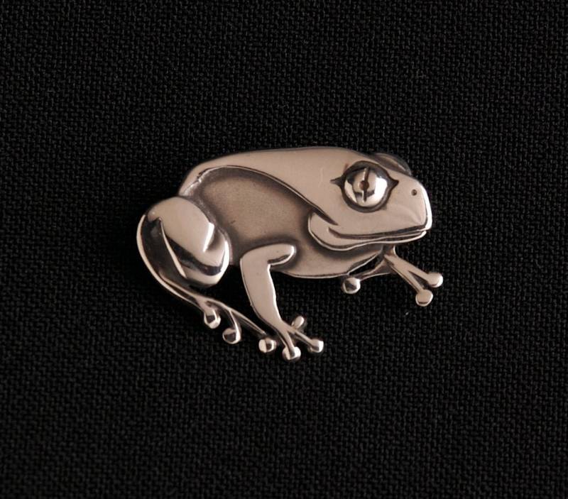 Frosch Brosche Aus Sterlingsilber Frosch Brosche Aus Sterlingsilber von SilverEarthDesign