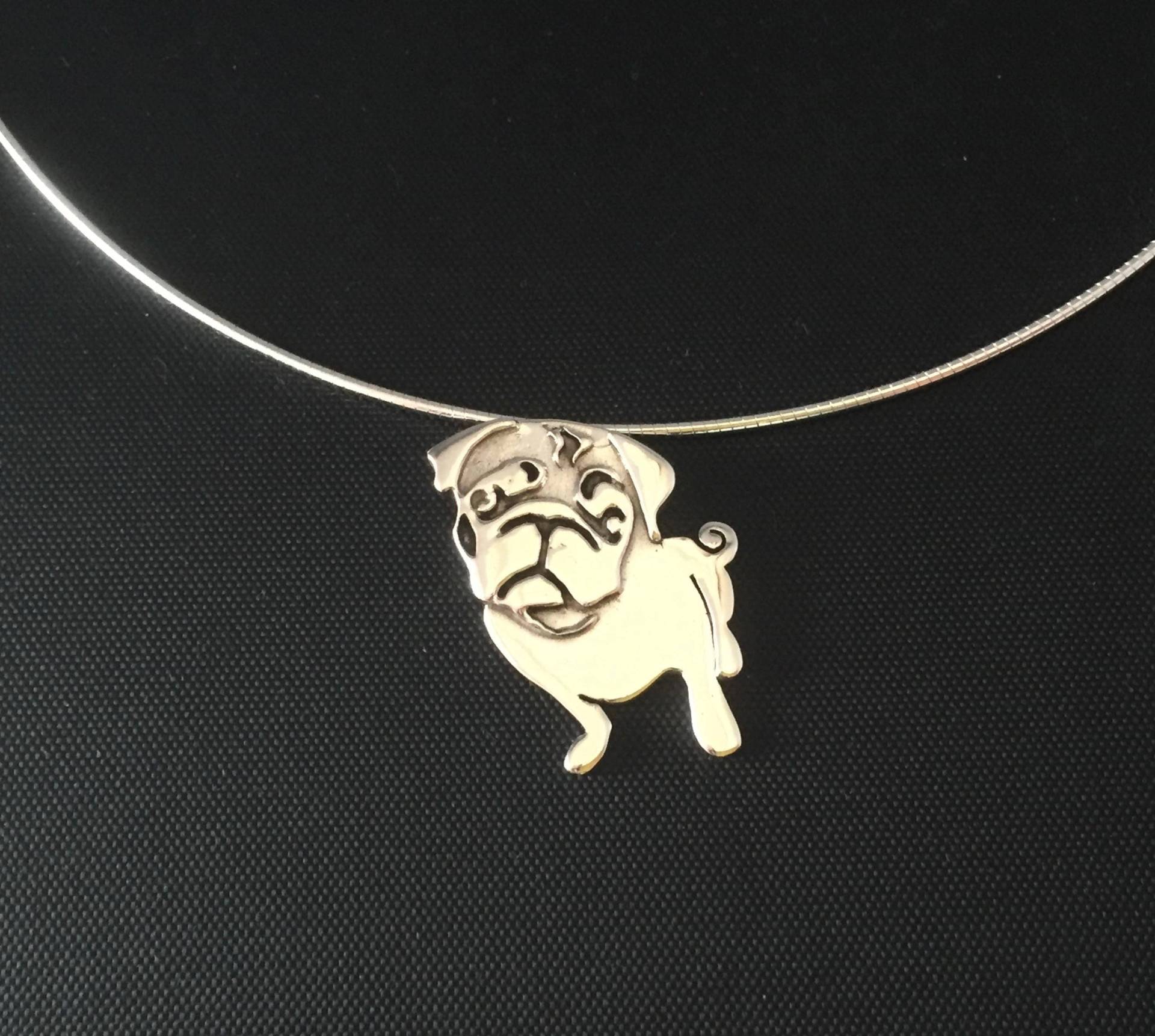 Mops Anhänger - Sterling Silber Mops Anhänger - Sterling Silber von SilverEarthDesign