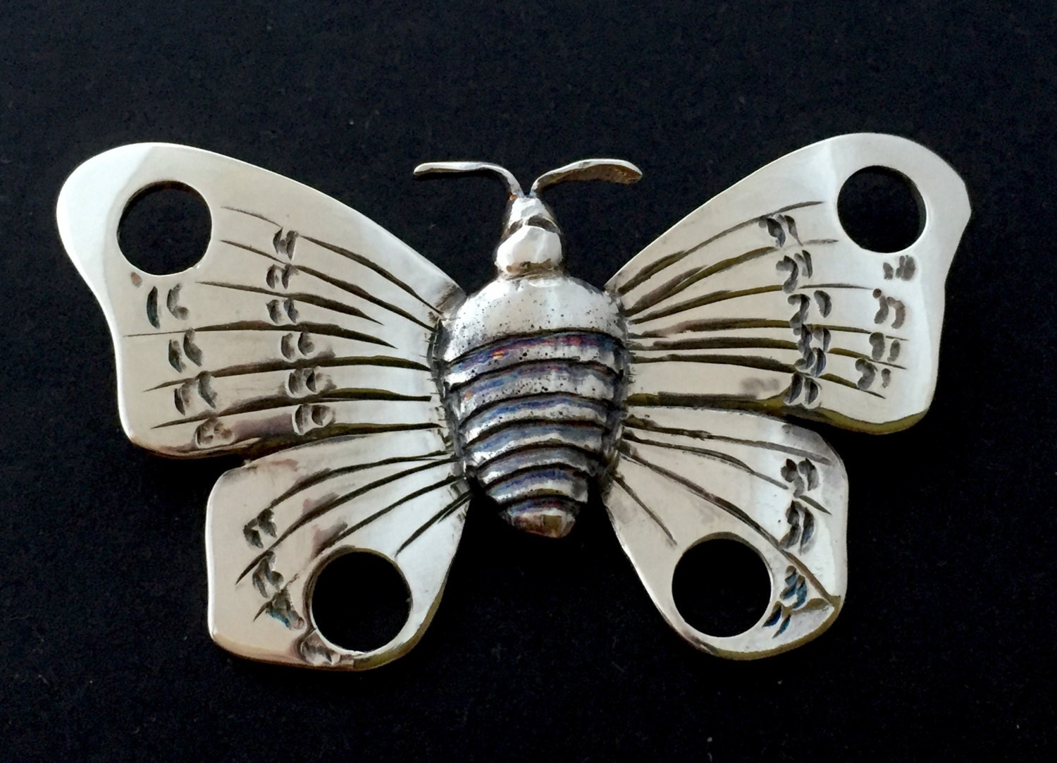 Motten Brosche - Sterling Silber Motten Brosche - Sterling Silber von SilverEarthDesign
