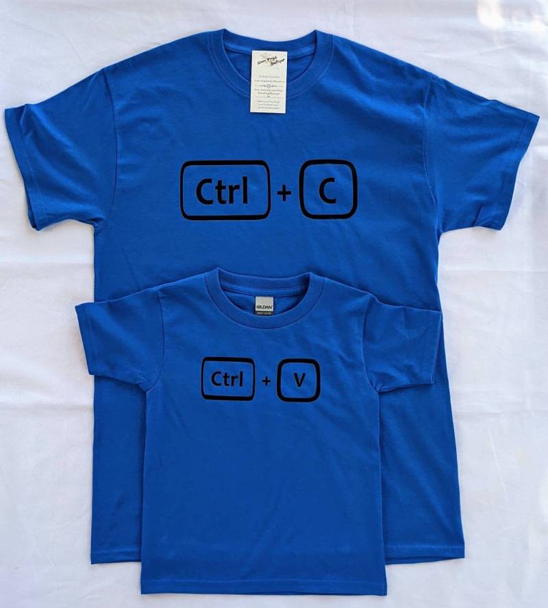 Copy & Paste Shirt - Vatertag Dad Geschenk-Techie Geschenk To Be- Control V Onesie Jugend-Shirt Copy & Paste Shirt - Vatertag Dad Geschenk-Techie Geschenk To Be- Control V Onesie Jugend-Shirt von SilverFrogsBoutique