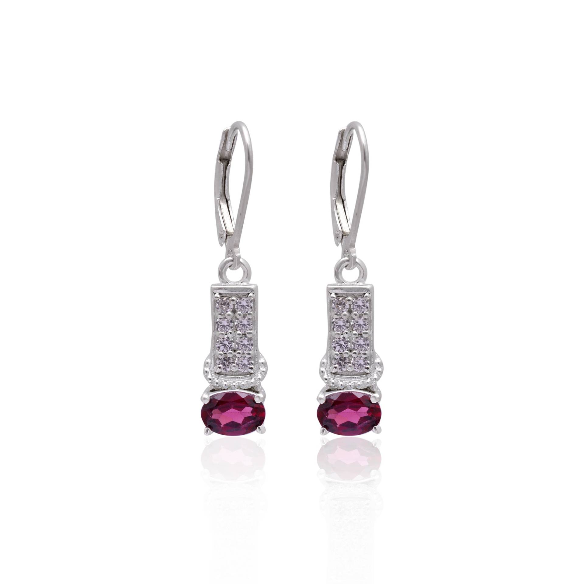 Rhodolith Granat Edelstein 925 Silber Fancy Ohrringe ~ Aaa+ Natürliche Jahrestag Geschenk Für Sie Lever Back Hook ~Srp25 Rhodolith Granat Edelstein 925 Silber Fancy Ohrringe ~ Aaa+ Natürliche Jahrestag Geschenk Für Sie Lever Back Hook ~Srp25 von SilverGlareJewelry