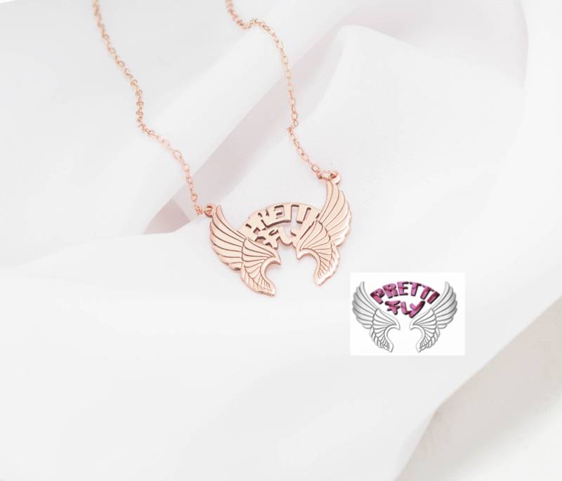 Benutzerdefinierte Logo Halskette Firmenlogo Schmuck Zeichnung Personalisiertes Geschenk Für Mitarbeiter Oder Freund Nm18 von SilverHandwriting