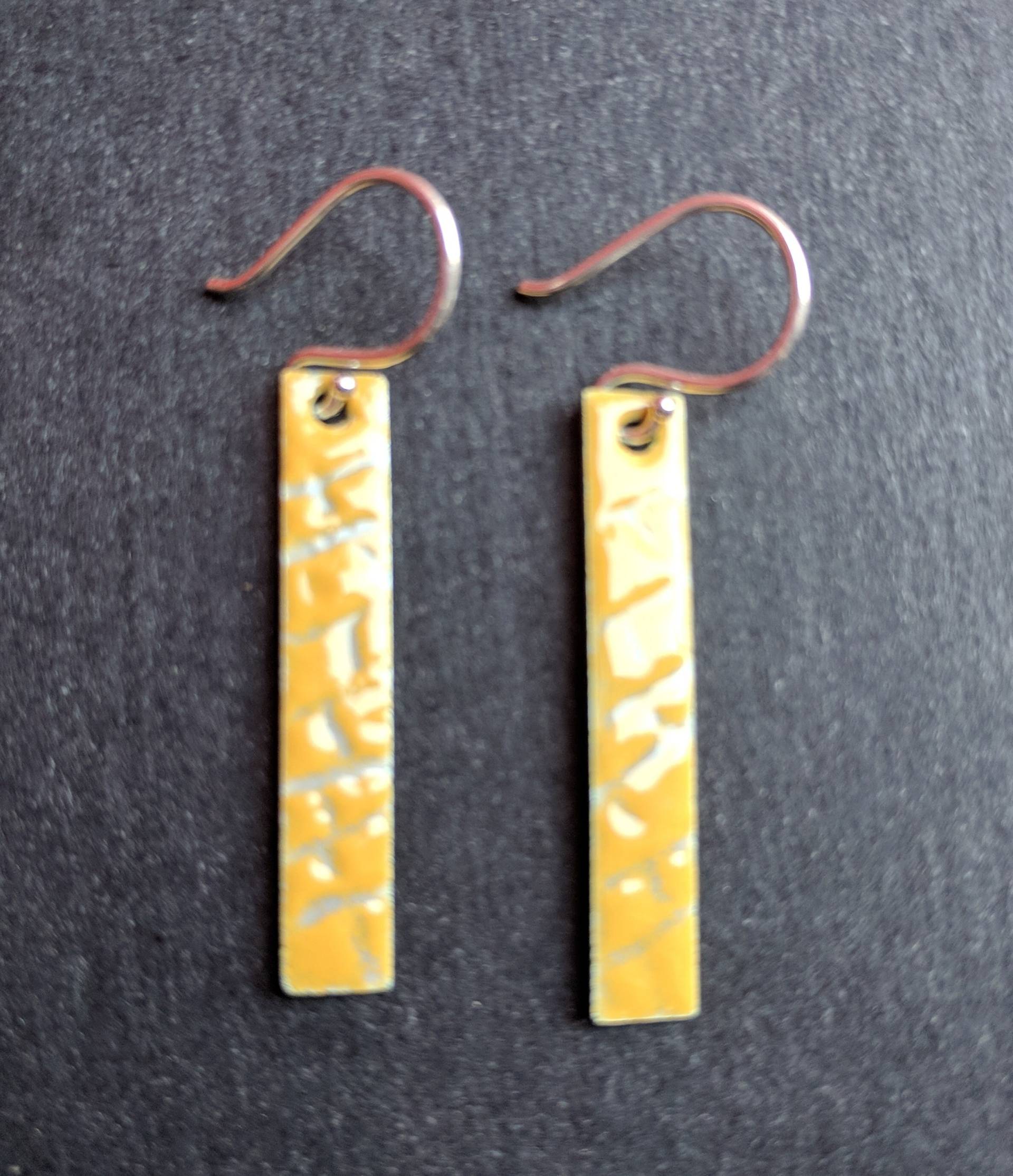 Ohrringe Aus Sterling Silber Und Emaille Ohrringe Aus Sterling Silber Und Emaille von SilverHollyhocks