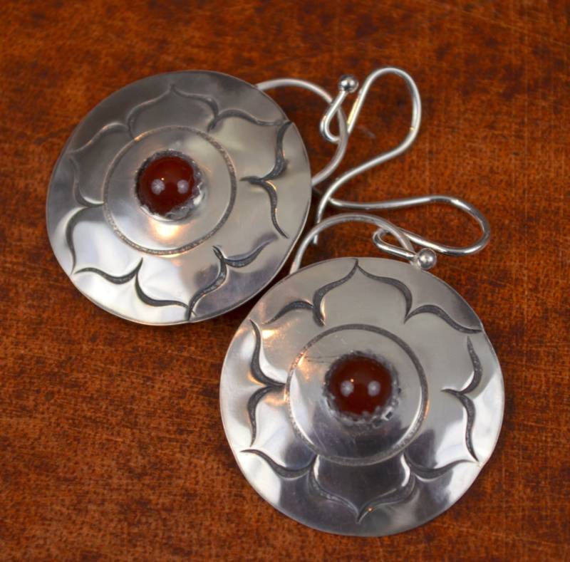 Silber Ohrringe Mit Karneol Silber Ohrringe Mit Karneol von SilverHollyhocks