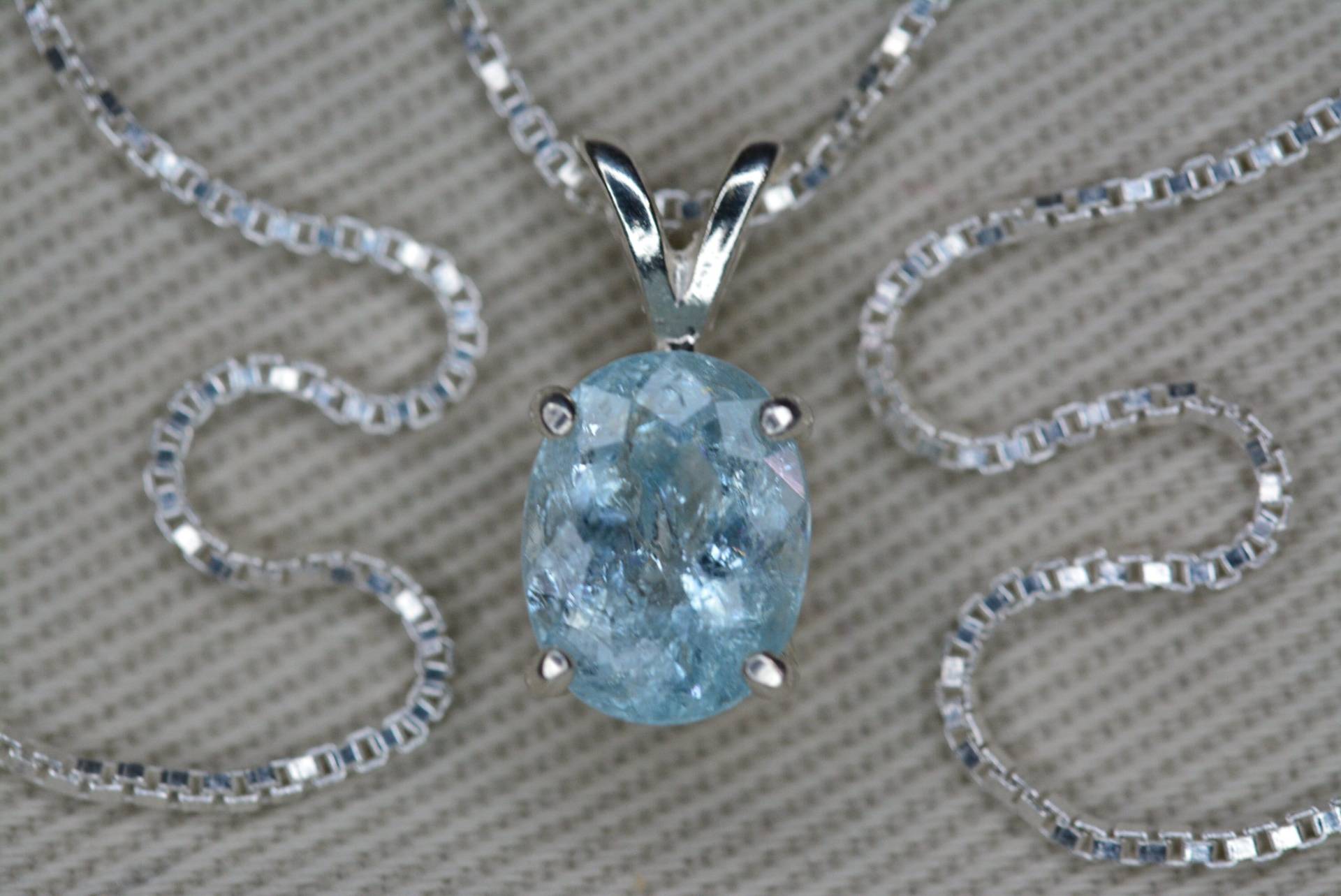 Zertifizierte Paraiba Turmalin Halskette 1.49 Karat Sterling Silber Blau Grün Oktober Geburtsstein Anhänger Kupfer & Magan Mit Lager Pb14 von SilverJewelery