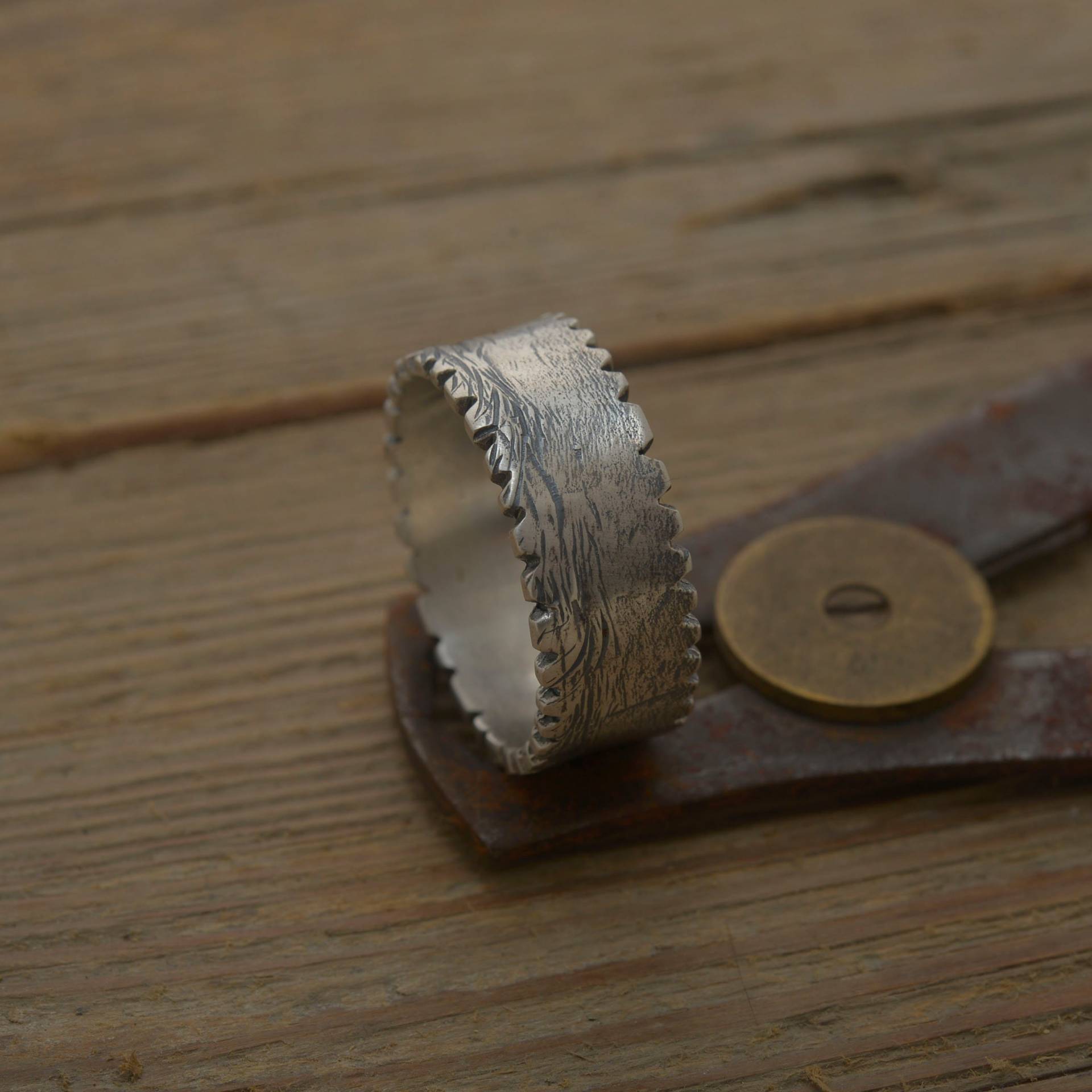 Maskulinum Band, Sterling Silber Herrenring, Versprechen Ring Für Ihn von SilverJewellerySpot