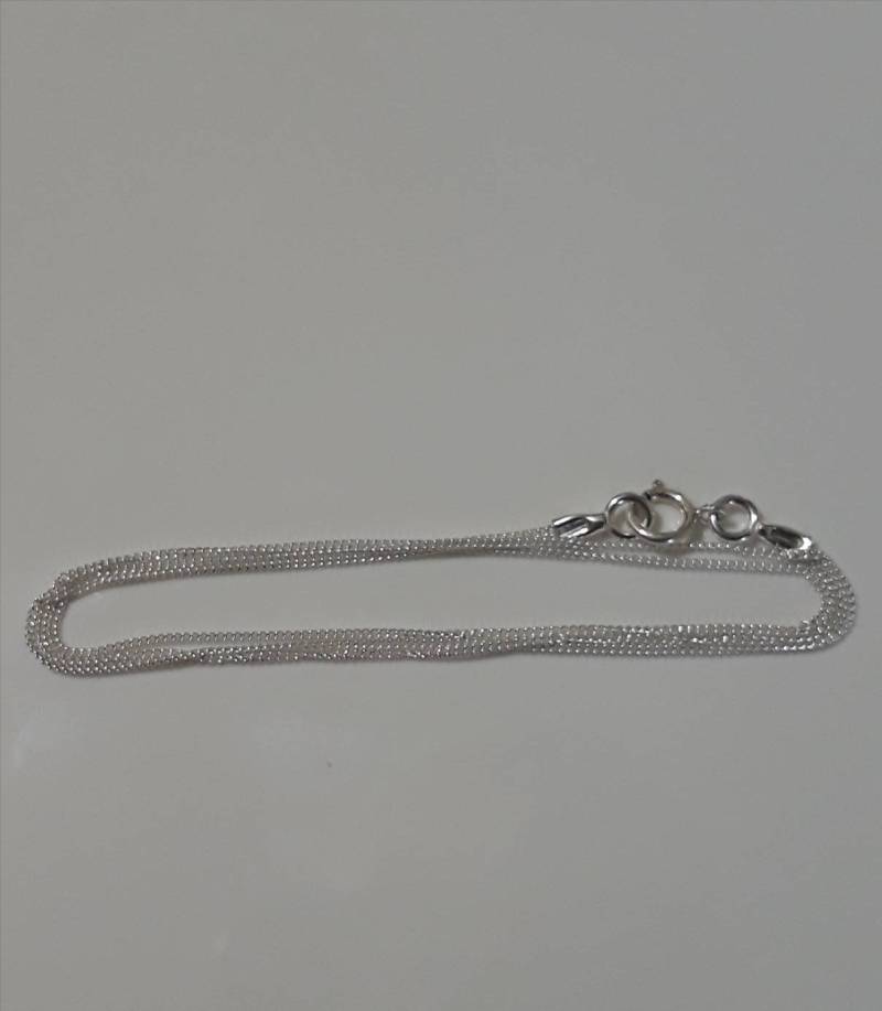 sterling Silber Plain Dünne Kette, Winzige Anmerken, Aus Echtem Silber, Handgemachte Halskette, Bereit Für Anhänger von SilverJewelryShopUS