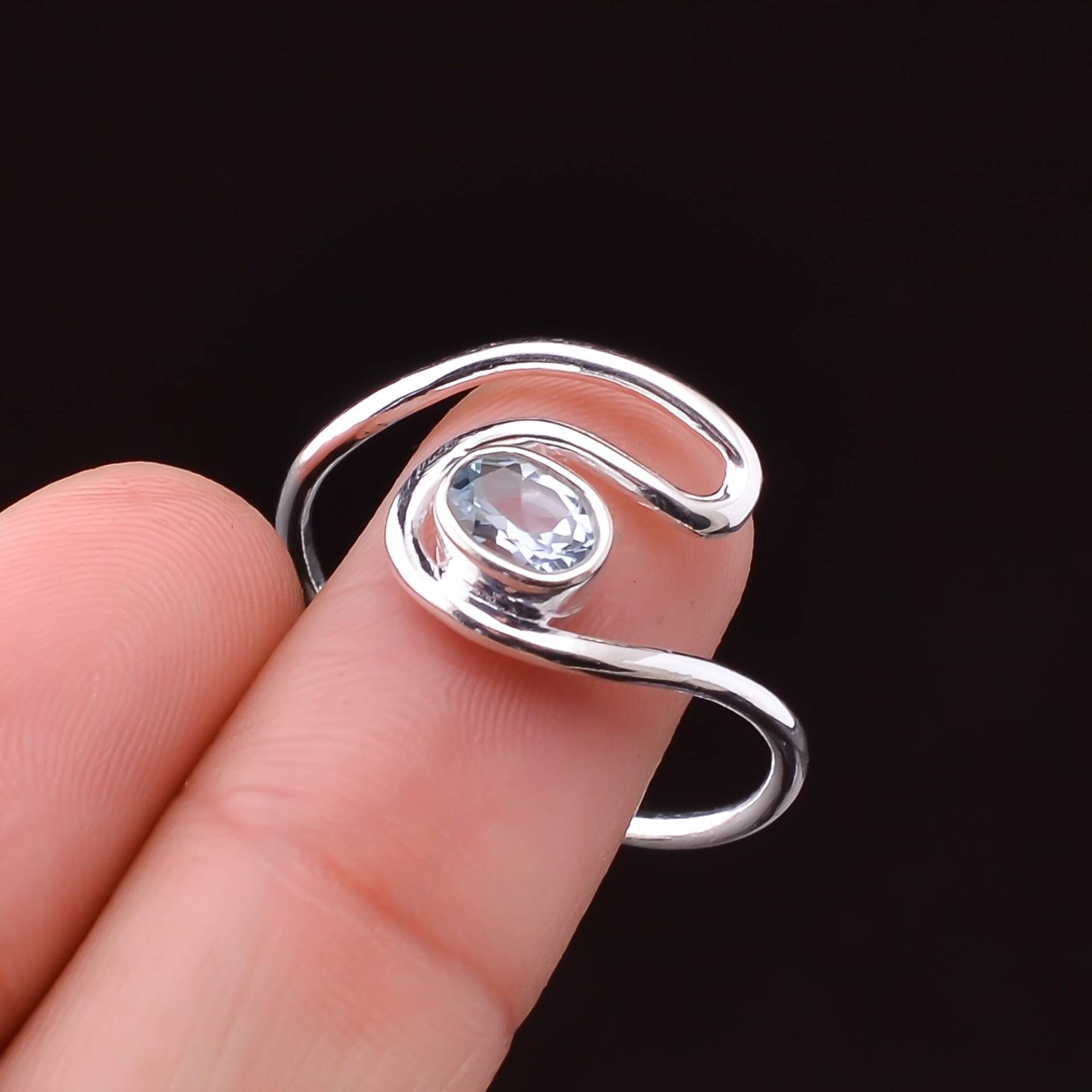 Handgemachte Sterling Silber Rosa Amethyst Ring - Oval Edelstein von SilverJewelryking