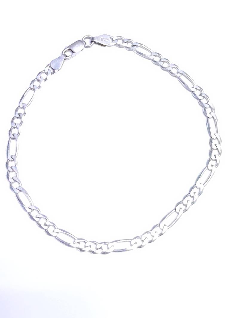 Wunderschönes Cuban Link Sterling Silber Armband 10" 925 Italien 8 Gramm von SilverLiningShopUS
