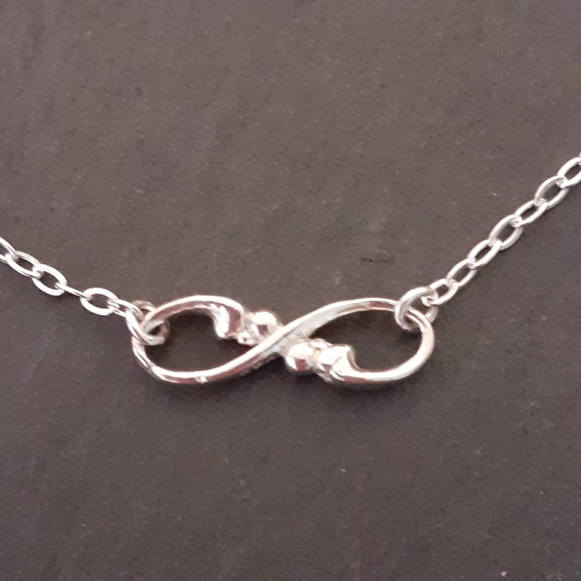 Ausgefallene Infinity Halskette - Sterling Silber Ausgefallene Infinity Halskette - Sterling Silber von SilverMagicCreations