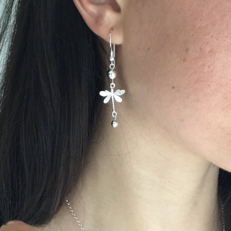 Libelle Ohrringe - Sterling Silber Libelle Ohrringe - Sterling Silber von SilverMagicCreations