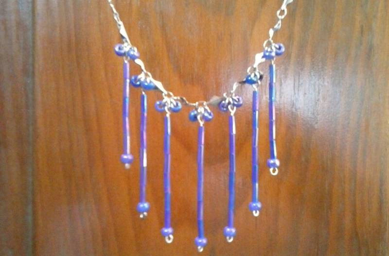 Purple Haze Halskette & Ohrringe Set #12512 Purple Haze Halskette & Ohrringe Set #12512 von SilverPixieDesigns