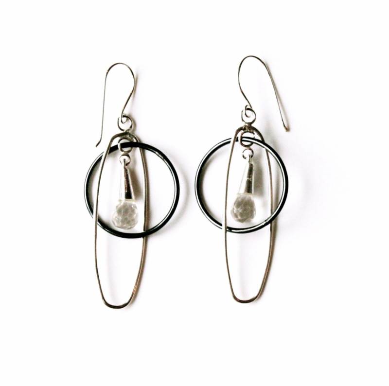 Lange Moderne Sterling Silber Ohrringe. Schlankes Paar Anweisung Baumelt, Die Bequem Und Gehen Sie Mit Alles - Laternen-Ohrringe Lange Moderne Sterling Silber Ohrringe. Schlankes Paar Anweisung Baumelt, Die Bequem Und Gehen Sie Mit Alles - Laternen-Ohrringe von SilverSandJewelry