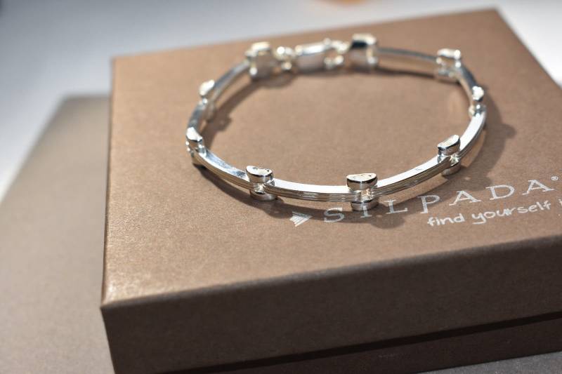 Silpada 925 Sterling Silber Binaro Gliederarmband von SilverSistersSilpada