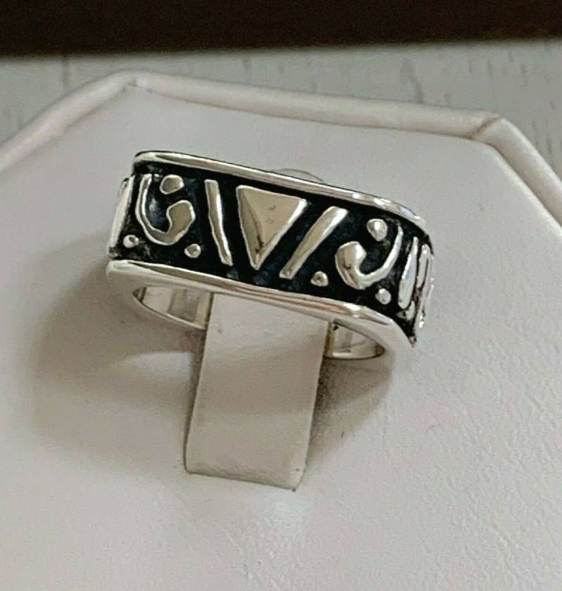 Silpada 925 Sterling Silber Filigranes Design Band Ring Größe 5 von SilverSistersSilpada