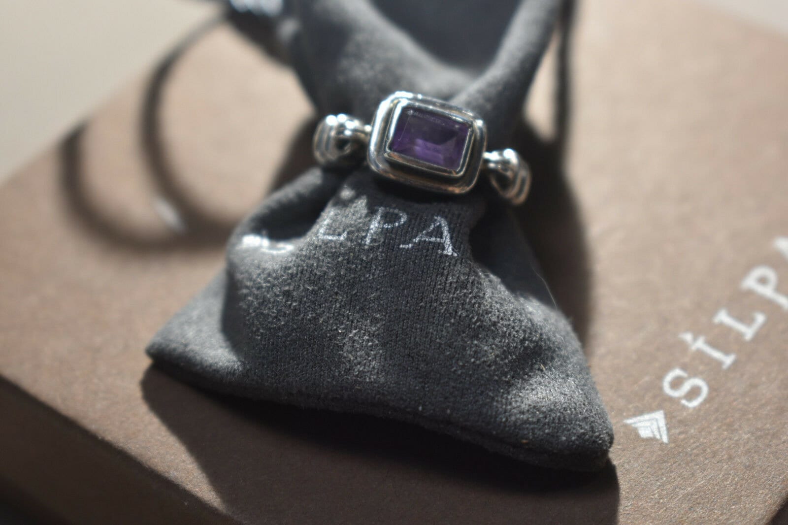 Silpada 925 Sterling Silber Misty Morning Amethyst Ring Gr. 9 von SilverSistersSilpada