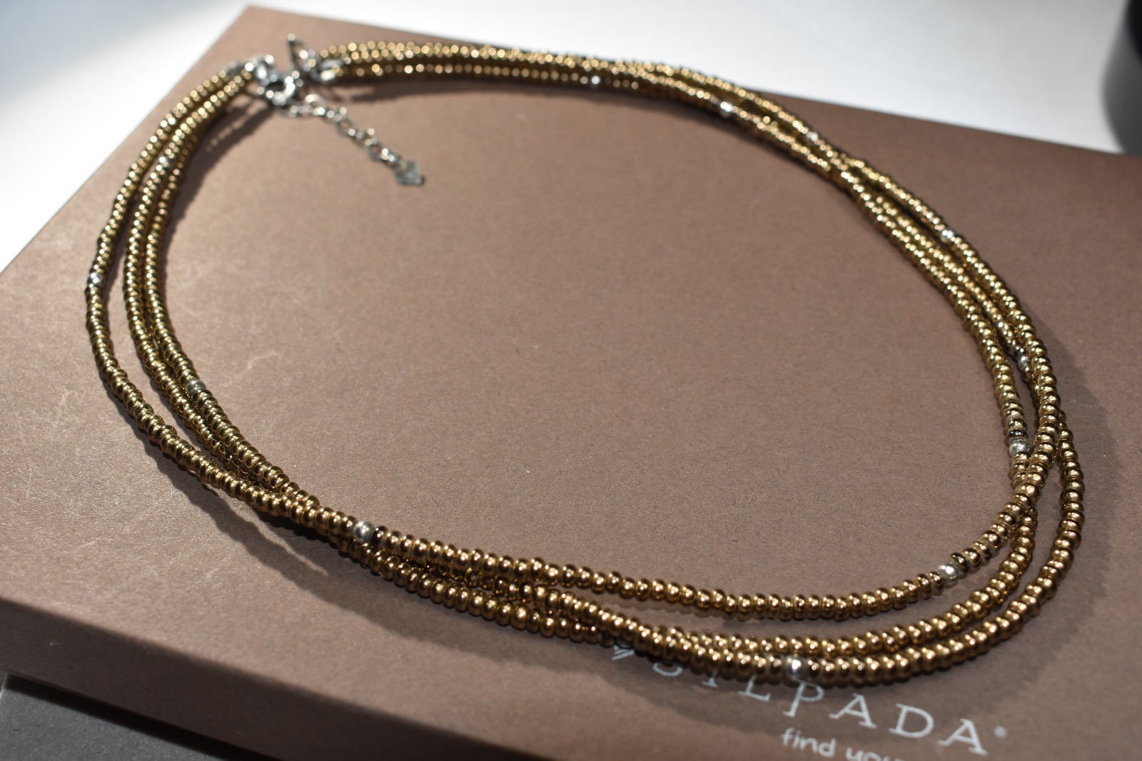 Silpada Bronze Sterling Silber Perlenkette Mehrstrang Silpada Bronze Sterling Silber Perlenkette Mehrstrang von SilverSistersSilpada