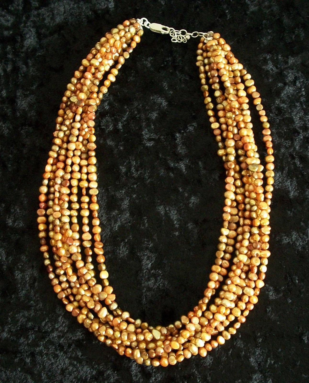 Silpada Kupfer Süßwasser Perle Multi-strand Halskette Im Ruhestand Silpada Kupfer Süßwasser Perle Multi-strand Halskette Im Ruhestand von SilverSistersSilpada