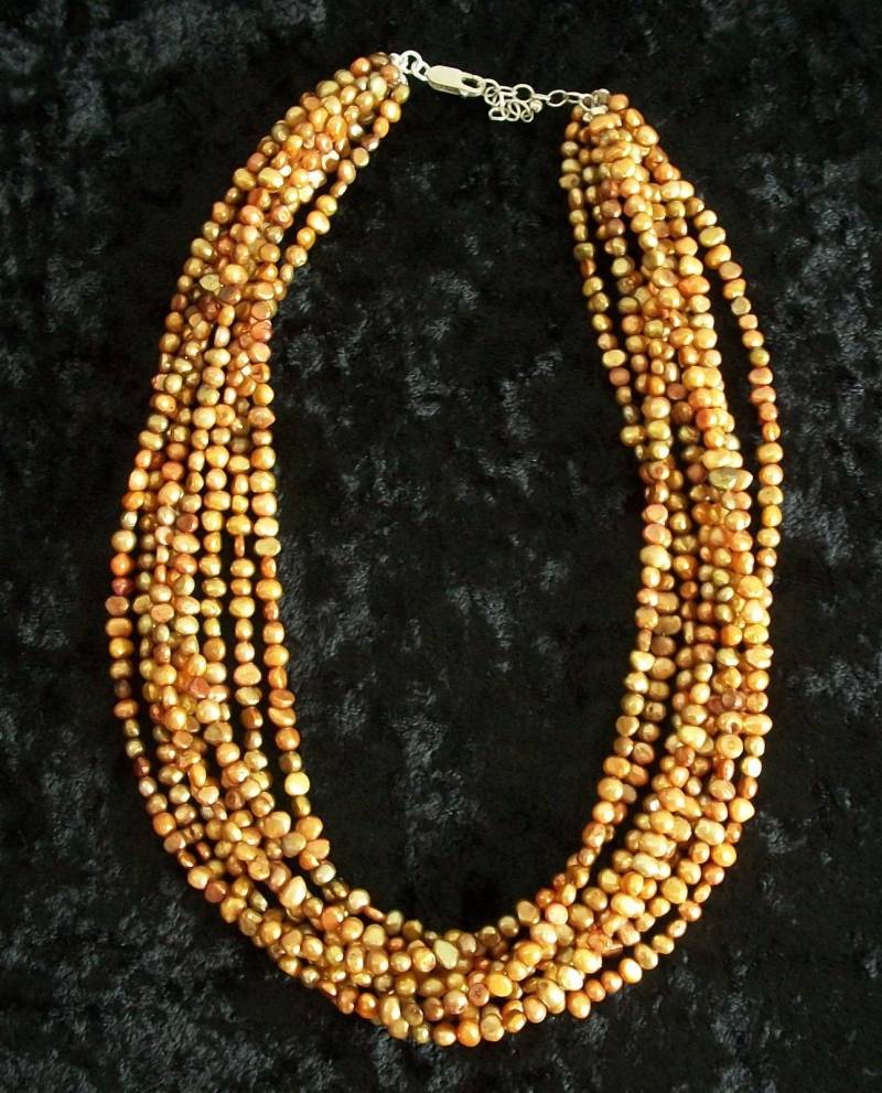Silpada Kupfer Süßwasser Perle Multi-strand Halskette Im Ruhestand Silpada Kupfer Süßwasser Perle Multi-strand Halskette Im Ruhestand von SilverSistersSilpada