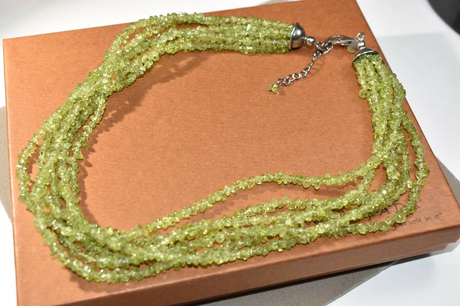 Silpada Peridot Chip Und Sterling Silver Sechsstrang Halskette von SilverSistersSilpada