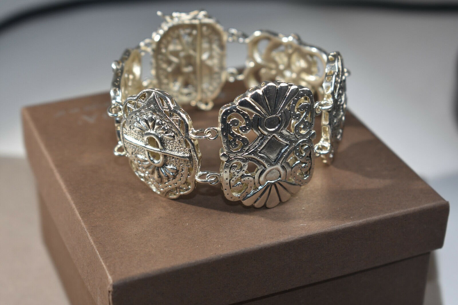 Silpada Sterling Silber Box Verschluss Kette Buch Armband von SilverSistersSilpada